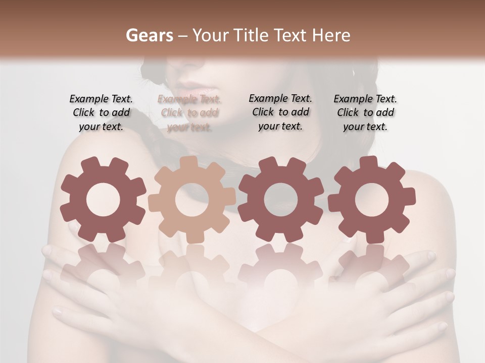 Fashion European Model PowerPoint Template