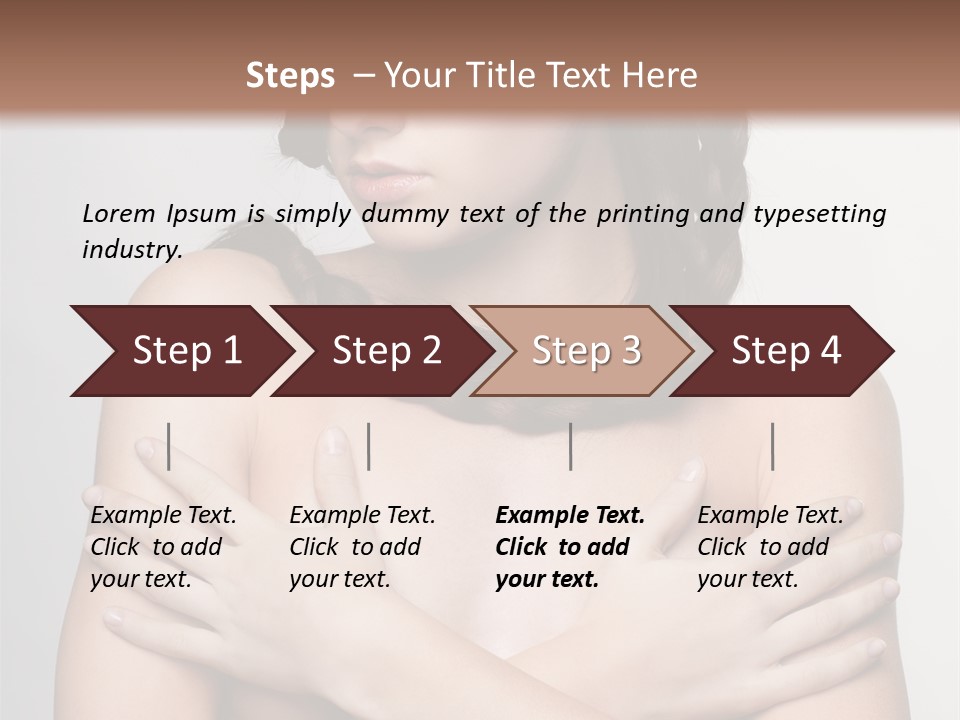 Fashion European Model PowerPoint Template