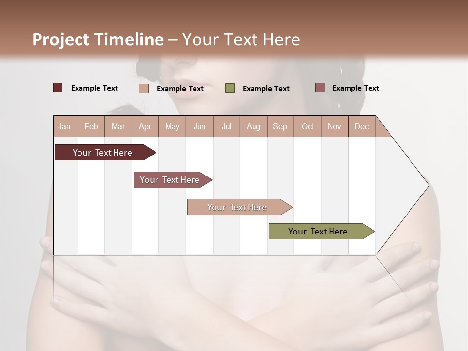 Fashion European Model PowerPoint Template