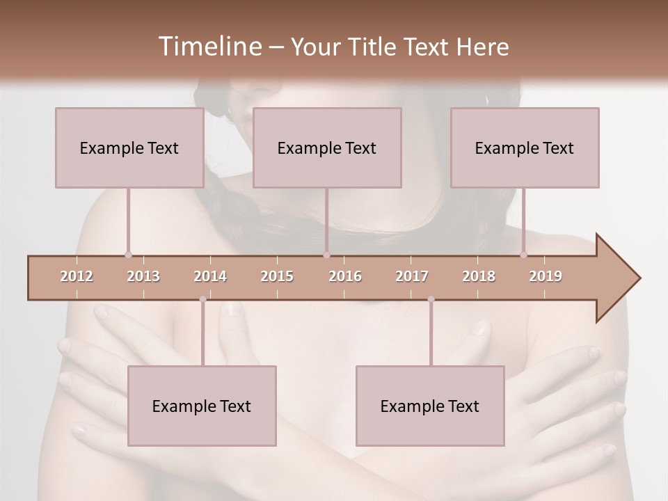 Fashion European Model PowerPoint Template