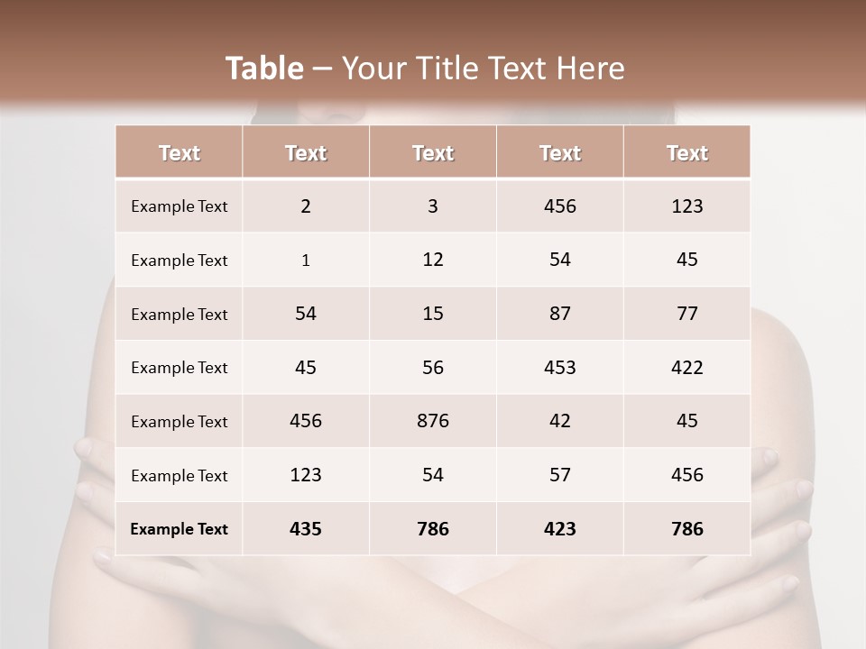 Fashion European Model PowerPoint Template