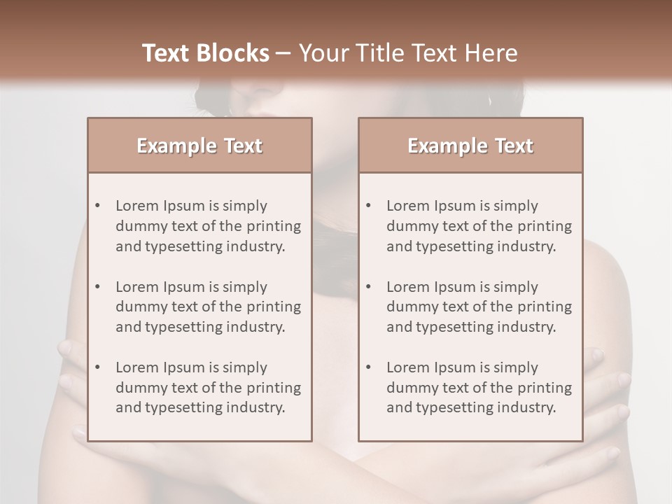 Fashion European Model PowerPoint Template