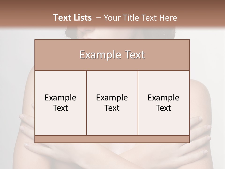 Fashion European Model PowerPoint Template