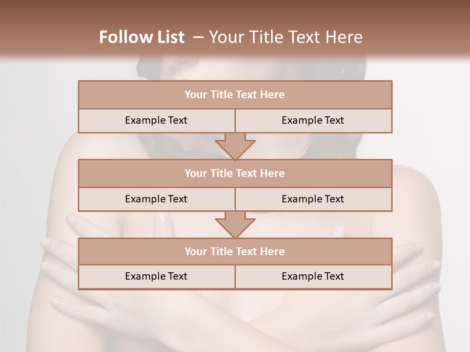Fashion European Model PowerPoint Template