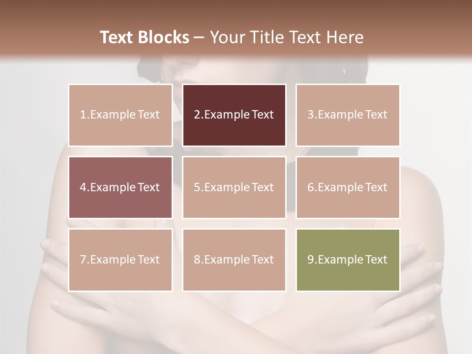 Fashion European Model PowerPoint Template