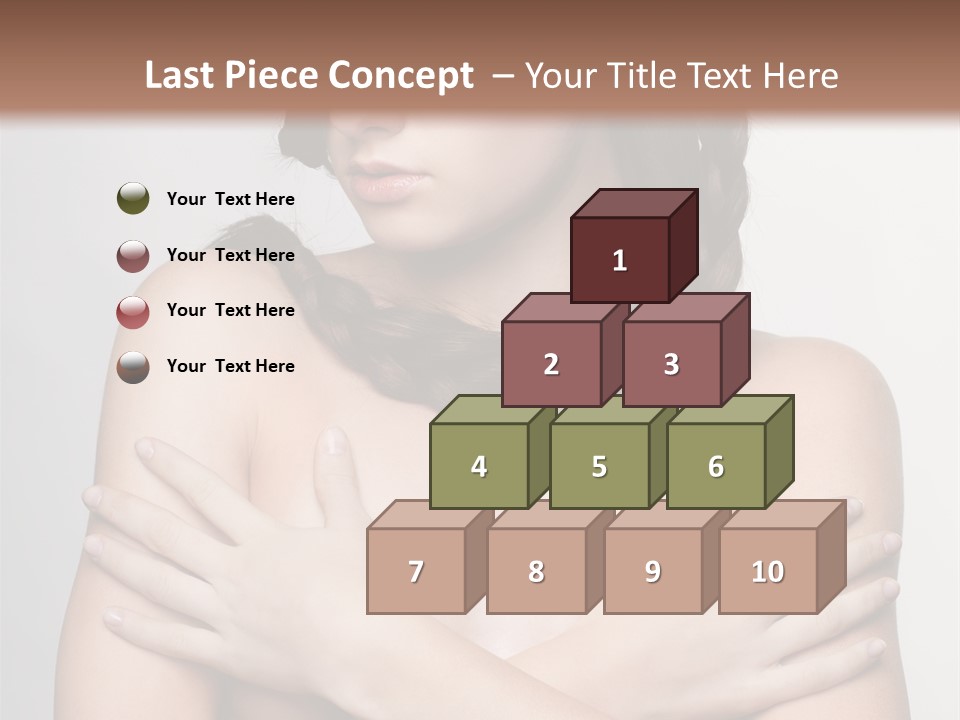 Fashion European Model PowerPoint Template