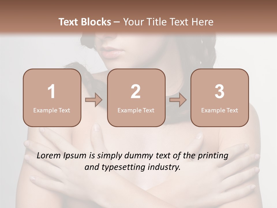 Fashion European Model PowerPoint Template