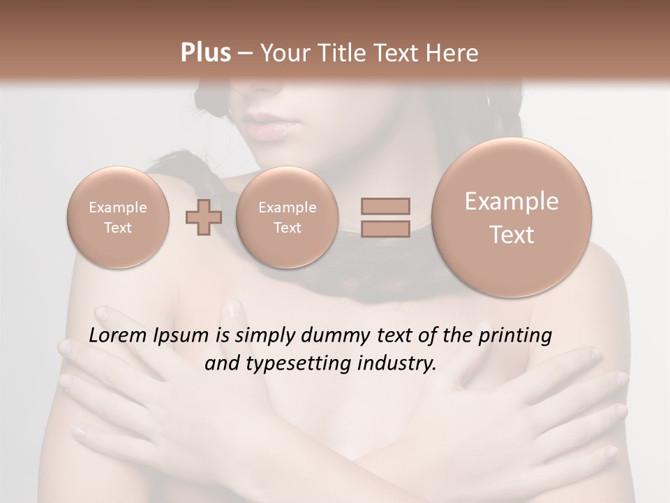 Fashion European Model PowerPoint Template