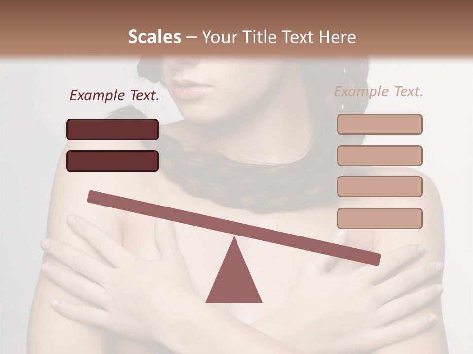 Fashion European Model PowerPoint Template