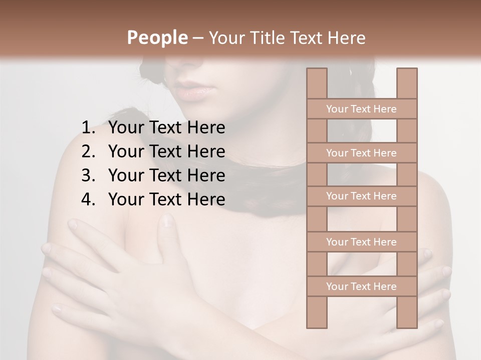 Fashion European Model PowerPoint Template