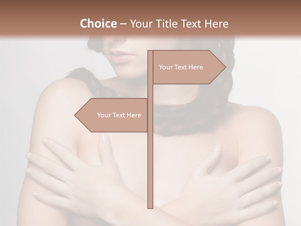 Fashion European Model PowerPoint Template