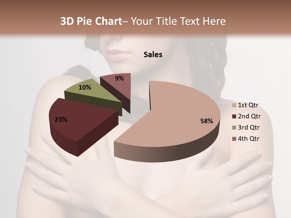 Fashion European Model PowerPoint Template