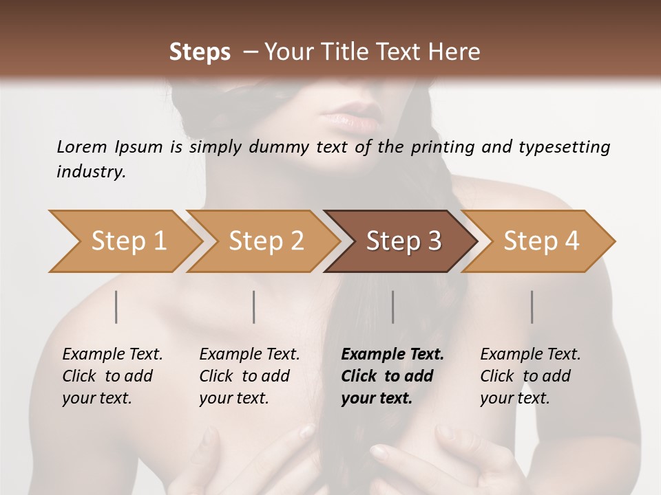 Curl Fresh People PowerPoint Template