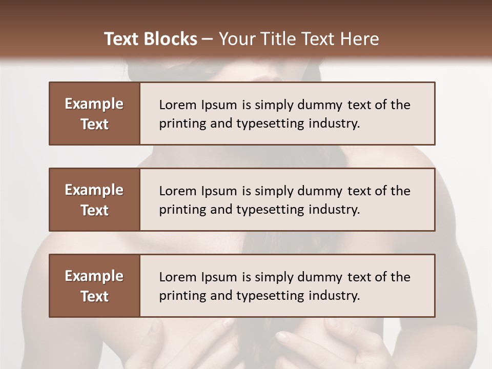 Curl Fresh People PowerPoint Template