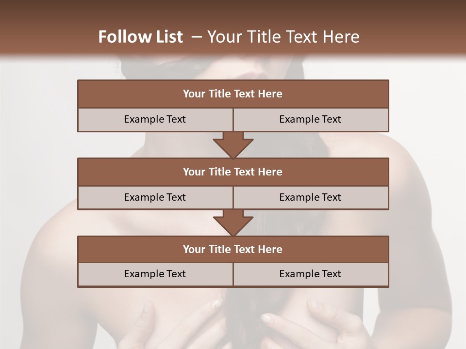 Curl Fresh People PowerPoint Template