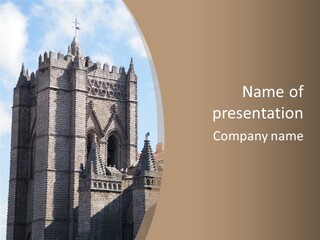 Walled Spain Fable PowerPoint Template