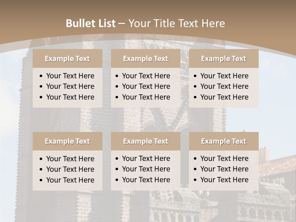 Walled Spain Fable PowerPoint Template