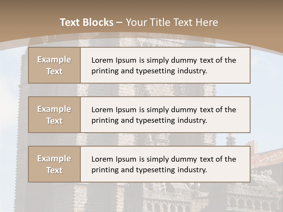 Walled Spain Fable PowerPoint Template
