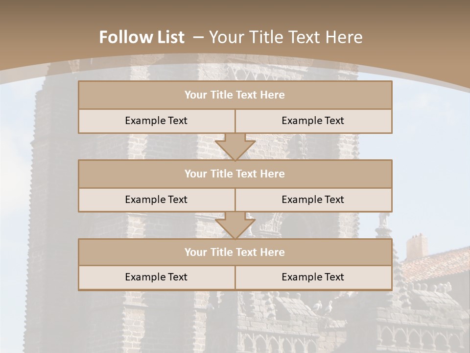 Walled Spain Fable PowerPoint Template