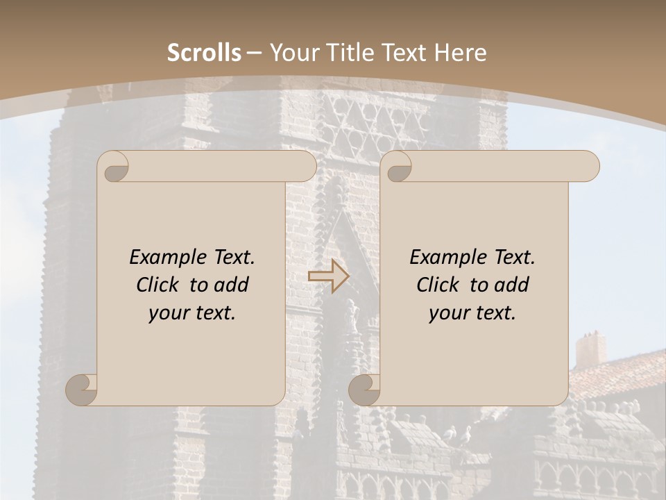 Walled Spain Fable PowerPoint Template