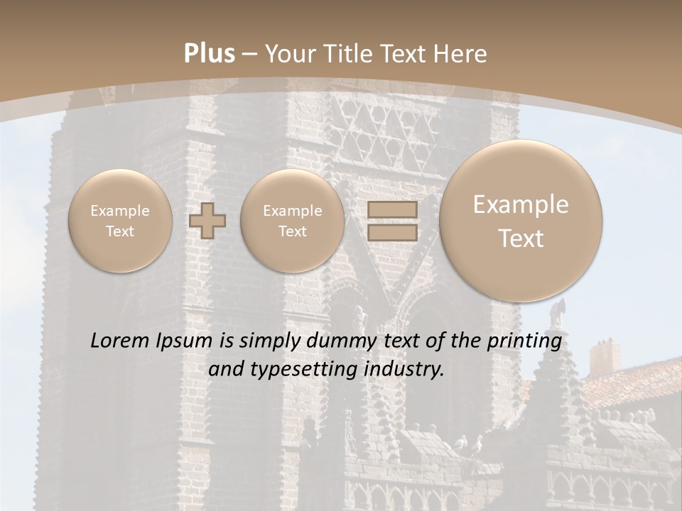 Walled Spain Fable PowerPoint Template