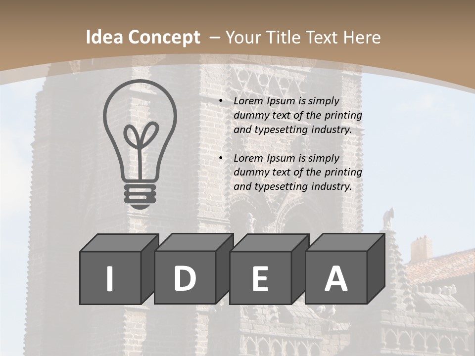 Walled Spain Fable PowerPoint Template