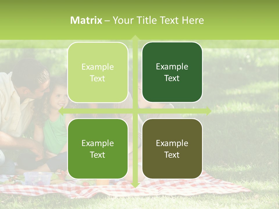 Picnic Meadow Mother PowerPoint Template