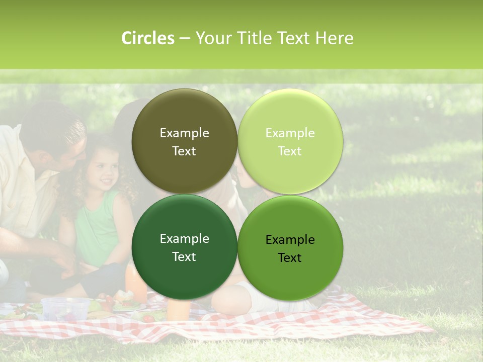 Picnic Meadow Mother PowerPoint Template