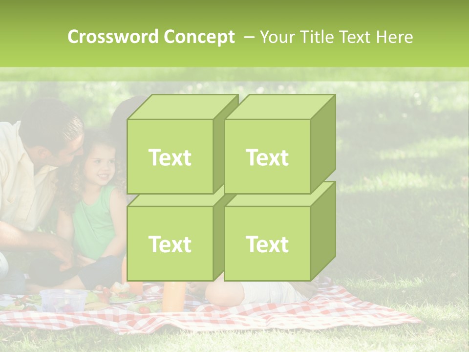 Picnic Meadow Mother PowerPoint Template