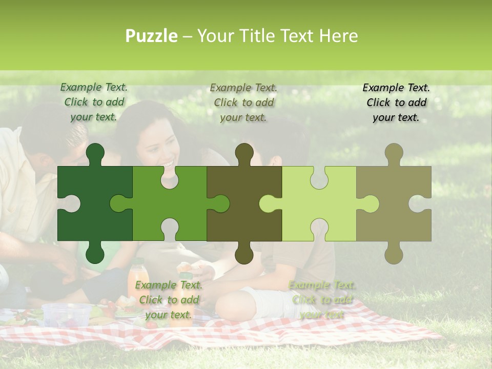Picnic Meadow Mother PowerPoint Template