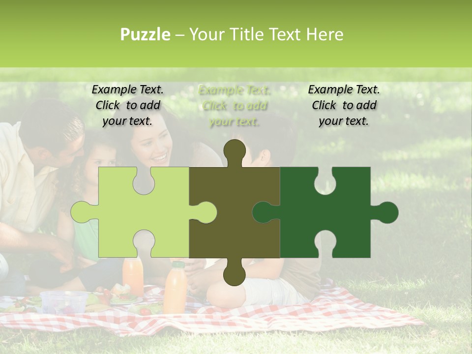 Picnic Meadow Mother PowerPoint Template