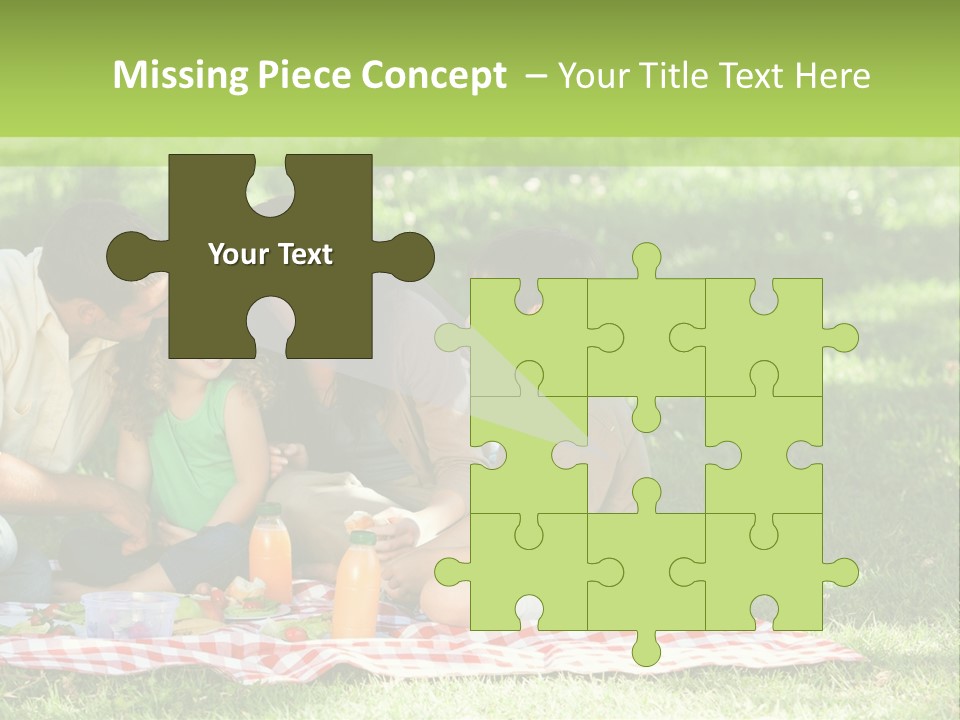 Picnic Meadow Mother PowerPoint Template