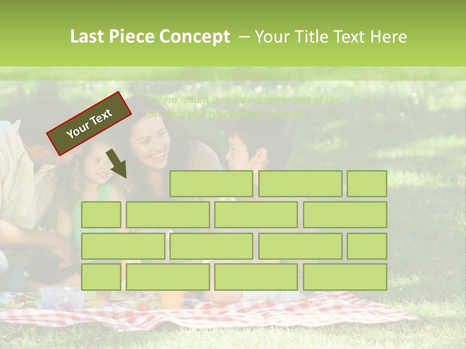 Picnic Meadow Mother PowerPoint Template