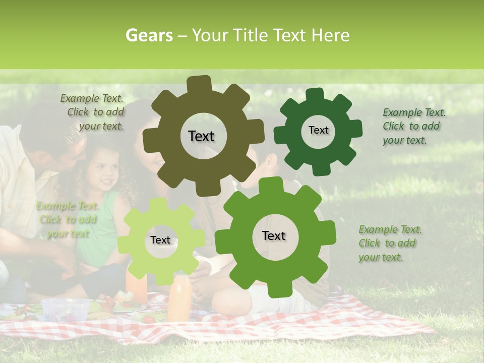 Picnic Meadow Mother PowerPoint Template