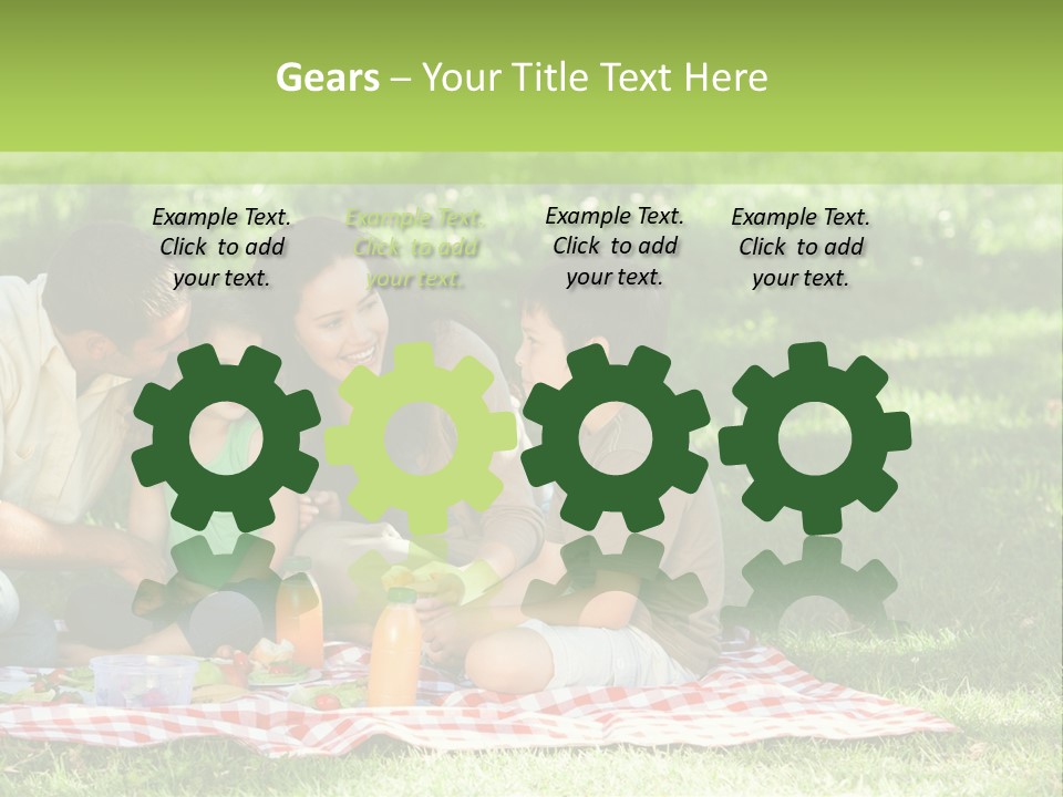 Picnic Meadow Mother PowerPoint Template