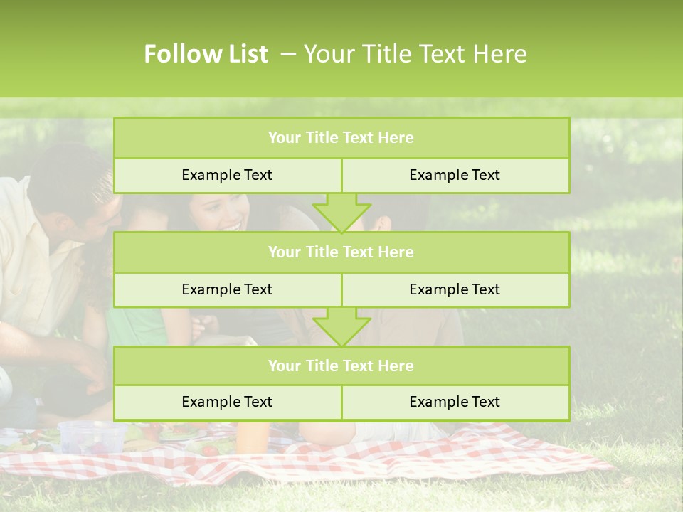 Picnic Meadow Mother PowerPoint Template