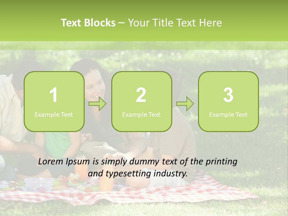 Picnic Meadow Mother PowerPoint Template