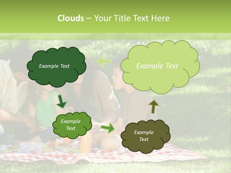 Picnic Meadow Mother PowerPoint Template