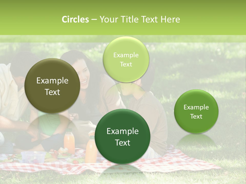 Picnic Meadow Mother PowerPoint Template