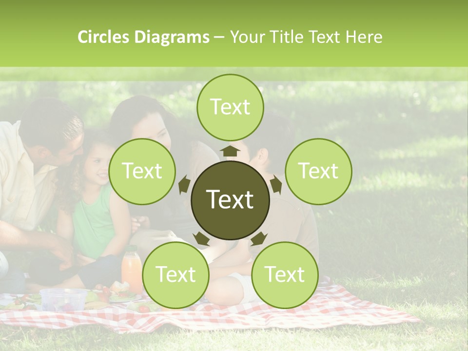 Picnic Meadow Mother PowerPoint Template