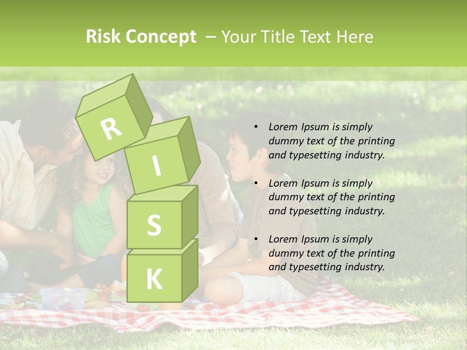 Picnic Meadow Mother PowerPoint Template