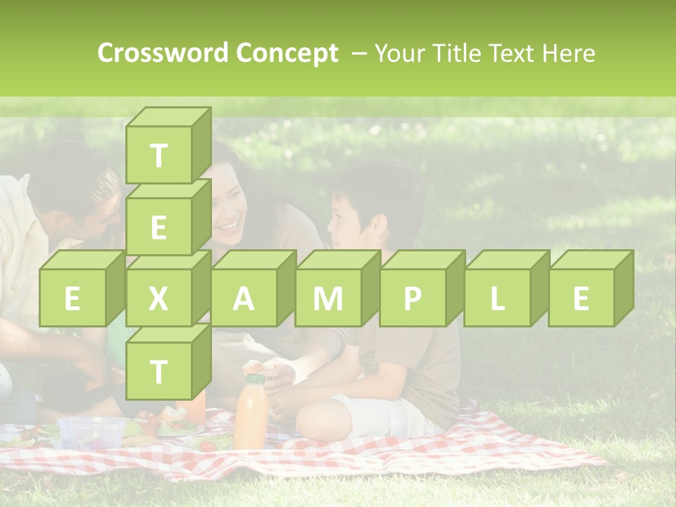 Picnic Meadow Mother PowerPoint Template