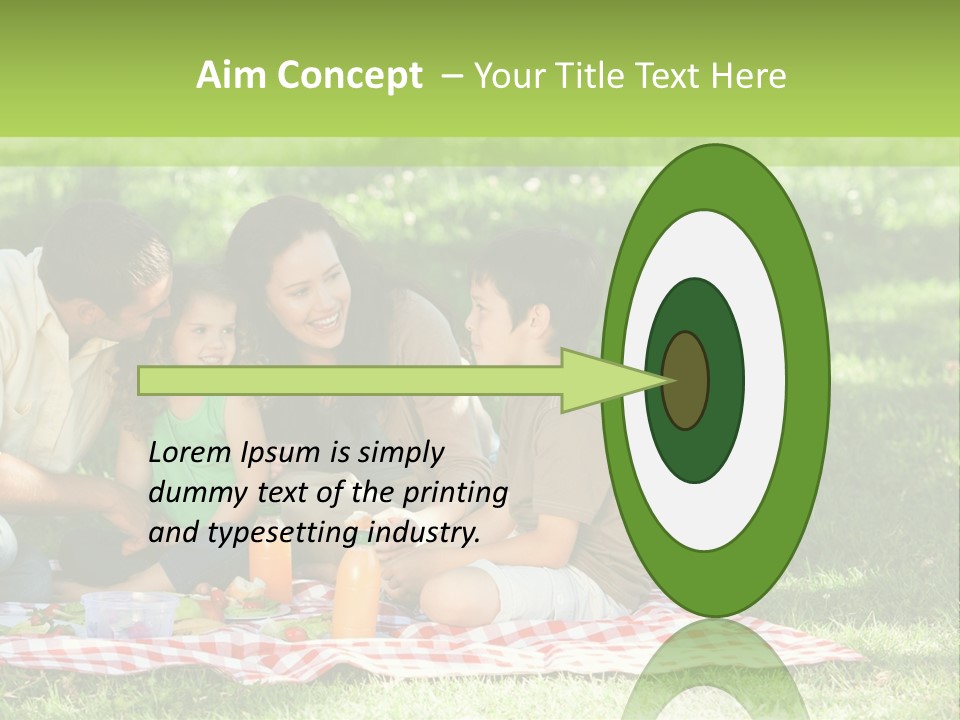 Picnic Meadow Mother PowerPoint Template