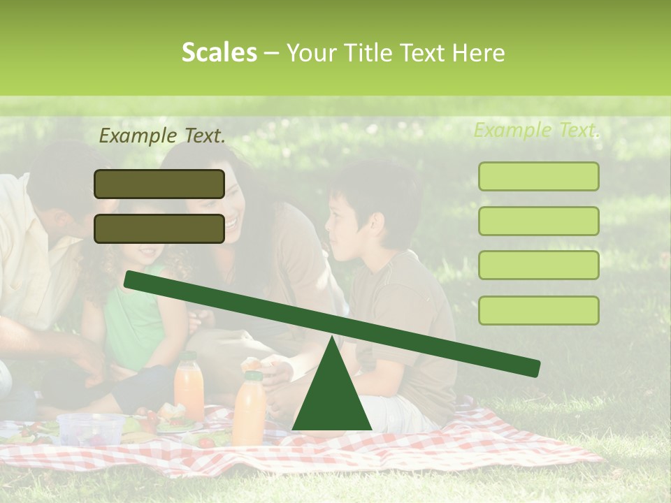 Picnic Meadow Mother PowerPoint Template