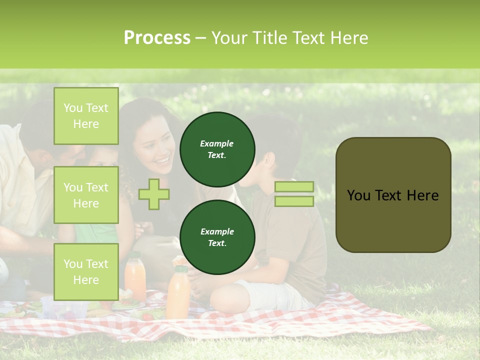 Picnic Meadow Mother PowerPoint Template