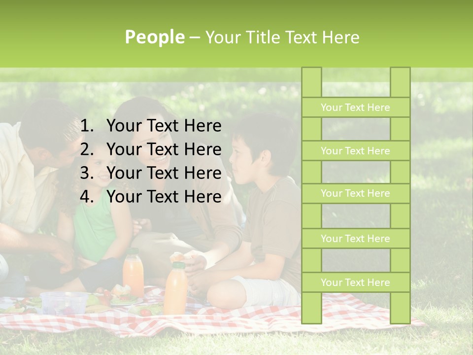 Picnic Meadow Mother PowerPoint Template