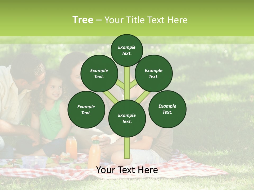 Picnic Meadow Mother PowerPoint Template