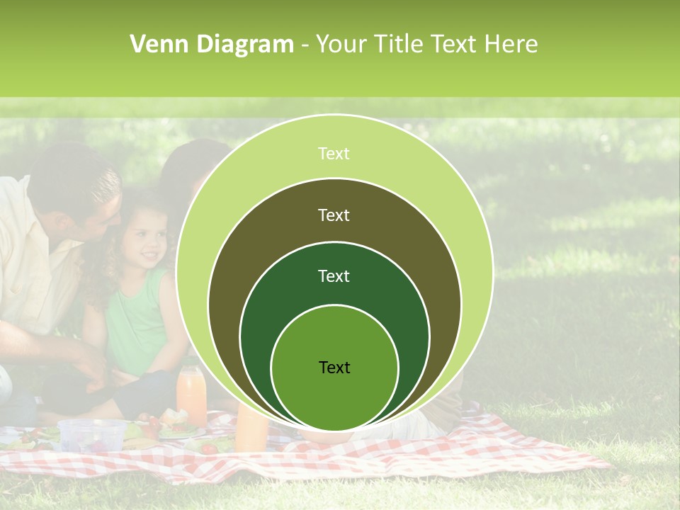 Picnic Meadow Mother PowerPoint Template