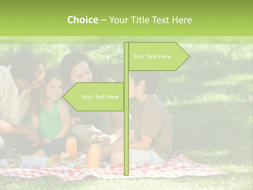 Picnic Meadow Mother PowerPoint Template