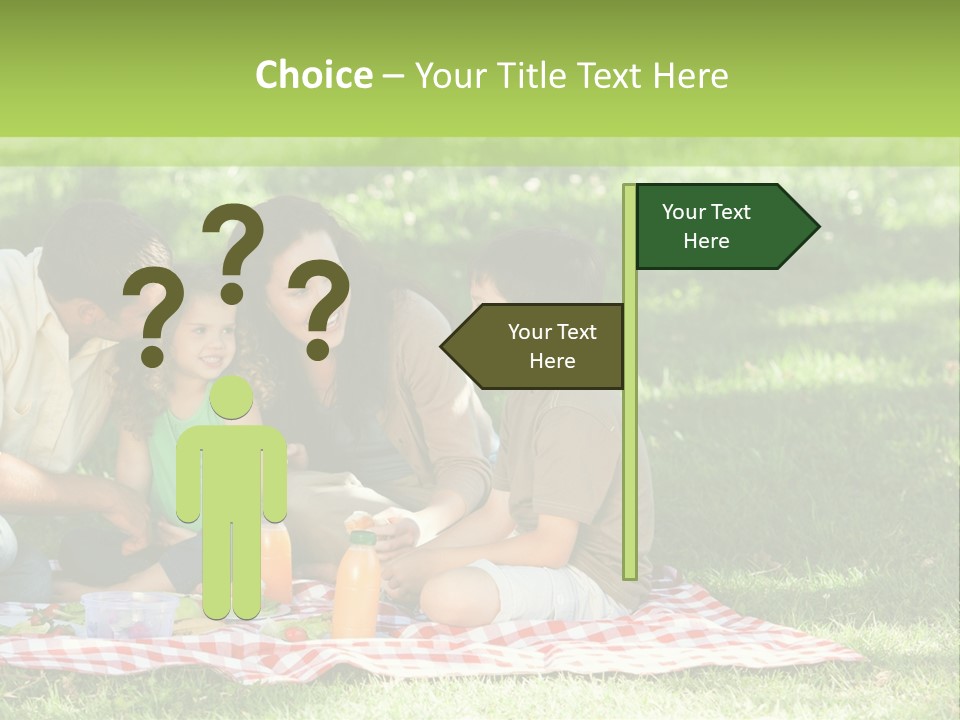 Picnic Meadow Mother PowerPoint Template